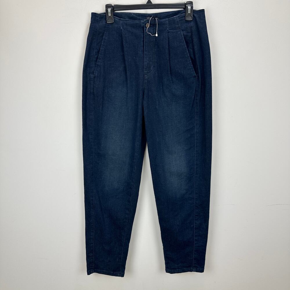 NEW Eileen Fisher Mineral Wash Organic Denim Pant Jeans Barrel Tapered US 6 - Picture 3 of 8